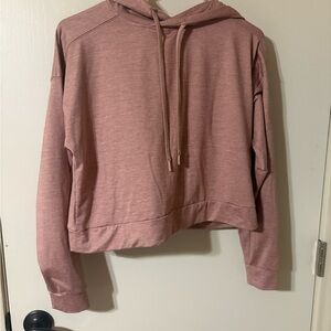 All in Motion Pink Cropped Long Sleeve Hoodie